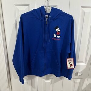 Disney Mickey Mouse Zip Up Hoodie NWT